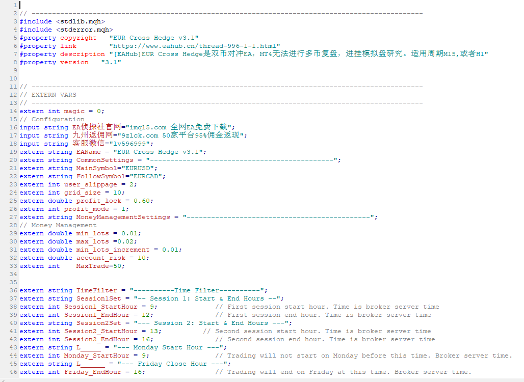 图片[1]-EA源码-EA侦探社 - 全球领先的MQL5官网外汇EA机器人MT4自动化交易EA资源免费分享网站
