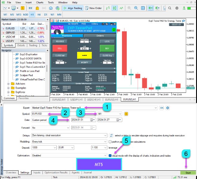 图片[5]-Exp5 Tester PAD for Strategy Tester 外汇EA-EA侦探社 - 全球领先的MQL5官网外汇EA机器人MT4自动化交易EA资源免费分享网站