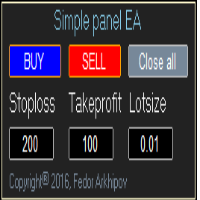 Simple panel EA 外汇EA-EA侦探社 - 全球领先的MQL5官网外汇EA机器人MT4自动化交易EA资源免费分享网站