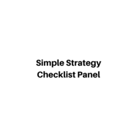 Simple Strategy Checklist Panel 外汇EA-EA侦探社 - 全球领先的MQL5官网外汇EA机器人MT4自动化交易EA资源免费分享网站