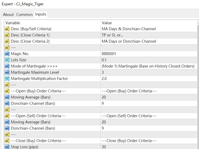 图片[1]-Mql5官网 CJ Magic Tiger 外汇EA-EA侦探社 - 全球领先的MQL5官网外汇EA机器人MT4自动化交易EA资源免费分享网站